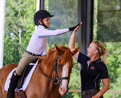 high-five all around